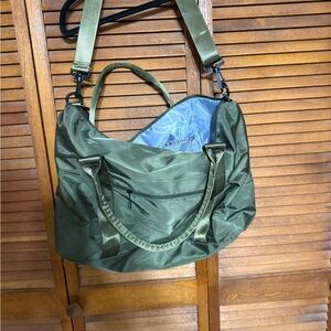 Elegant Olive Green Shoulder Bag